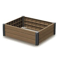 Pakelta lysvė Base Plant 75,6 × 61,8 × 23 cm, ruda (83 l)