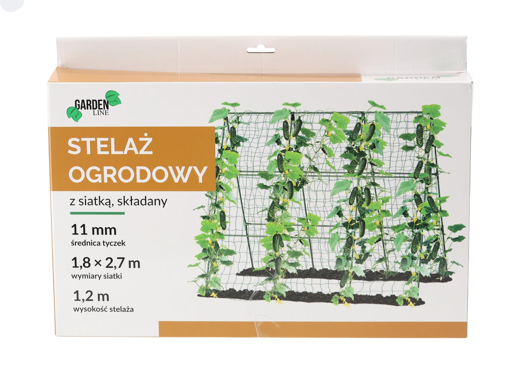 Sodo stelažas su tinklu 1,2 m (1,8 x 2,7 m)