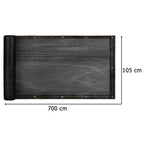 Balkono apsauga iš tinklo 100×700 cm – privatumas ir apsauga nuo vėjo