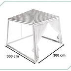 Sodo palapine su tinkleliu nuo uodų 3 x 3 m