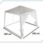 Sodo palapine su tinkleliu nuo uodų 3 x 3 m