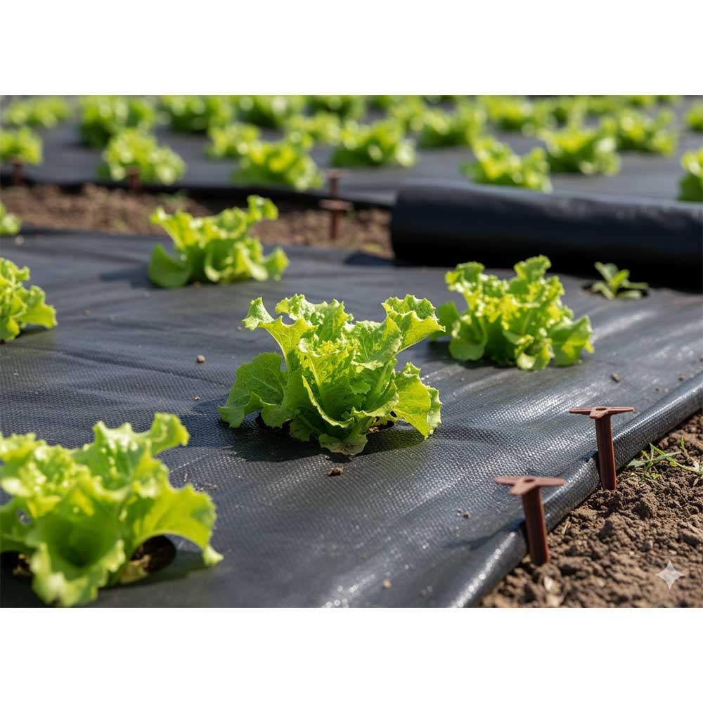 Agroplėvelė nuo piktžolių 1 x 10 m, juoda, 50 g/m²