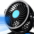 Automobilinis ventiliatorius su USB
