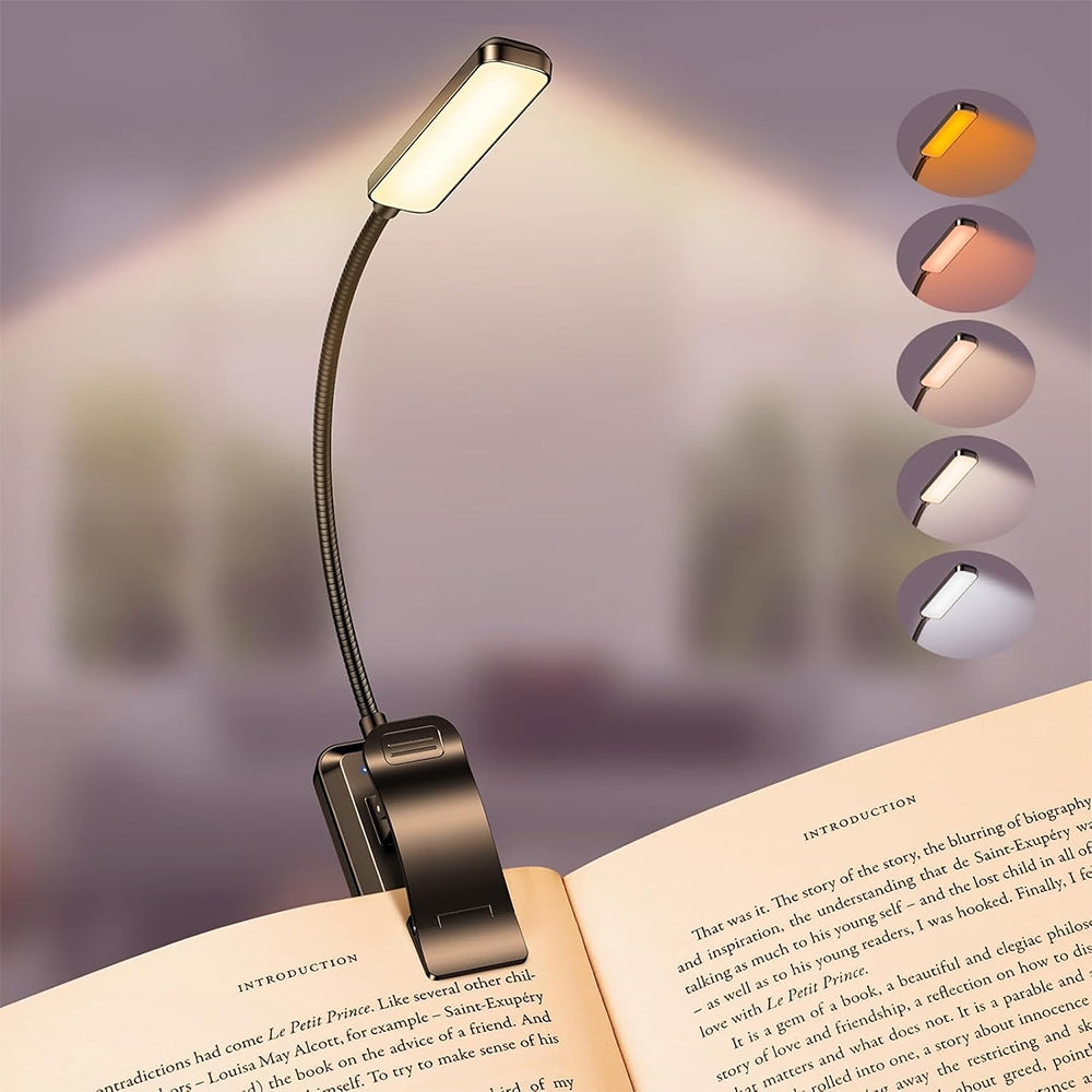 LED skaitymo lempa su spaustuku – patogiam skaitymui bet kur