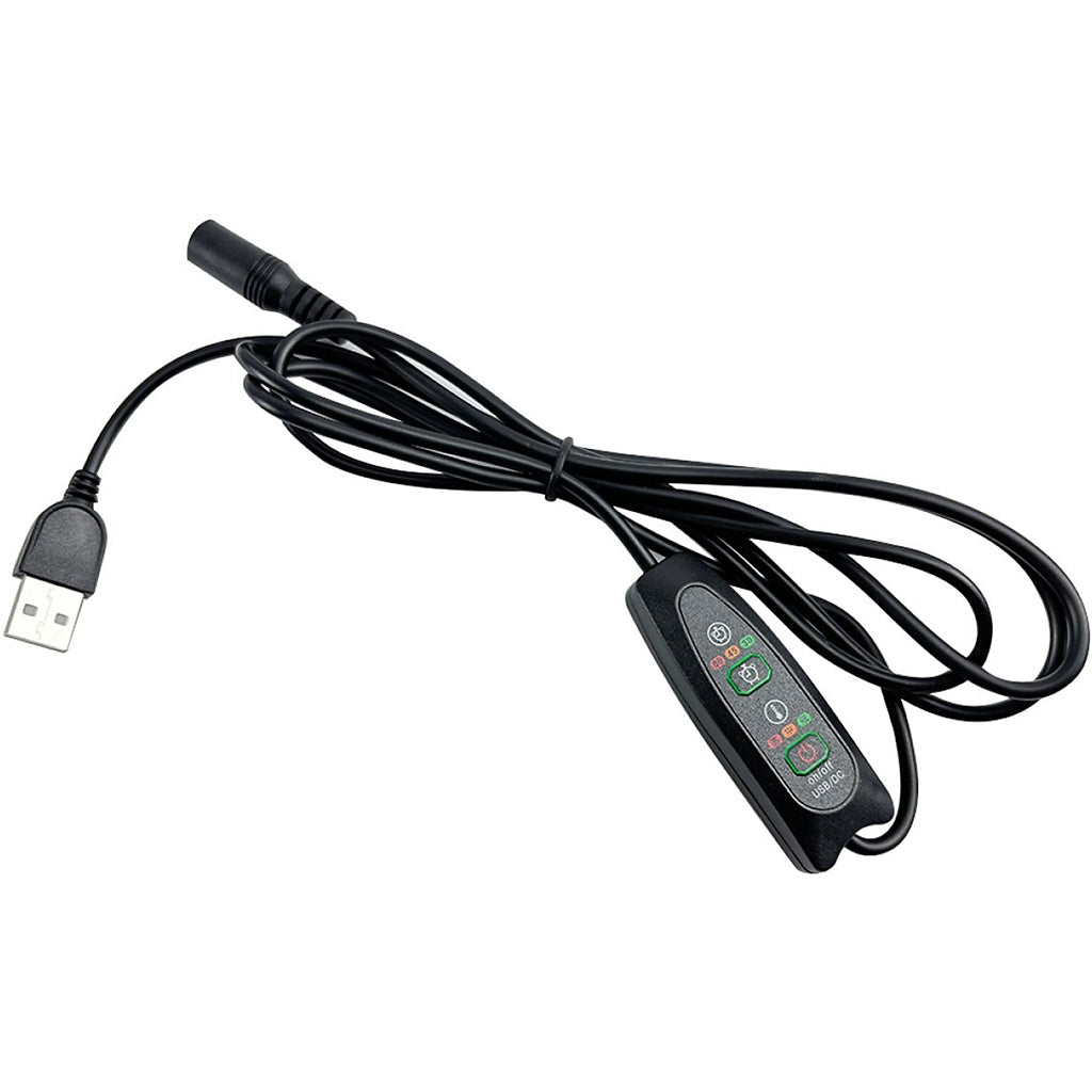 USB šildomas kilimėlis su temperatūros valdymu 30 x 20 cm