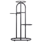 Metalinis augalų stovas 4 vazonams, 81,5 cm