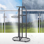 Metalinis augalų stovas 4 vazonams, 81,5 cm