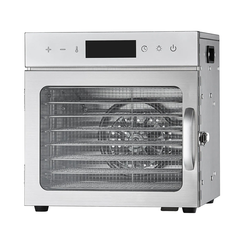 Vaisių ir maisto džiovyklė 400 W, 8 padėklų, nerūdijančio plieno