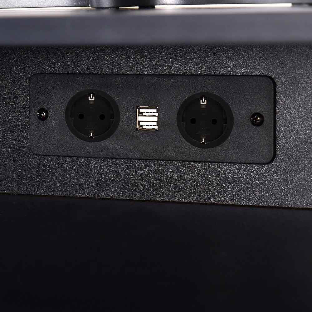 Profesionalus žaidimų stalas "Komandos Centras" su USB šakotuvu