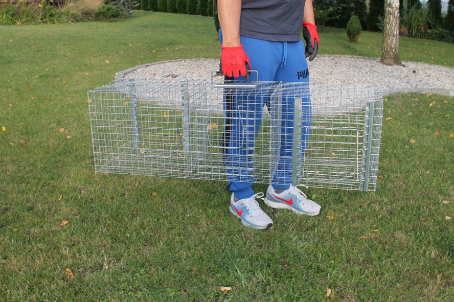 Gyvagaudė paukščiams ir smulkiems gyvūnams (2 įėjimų) – 102 x 30 x 30 cm