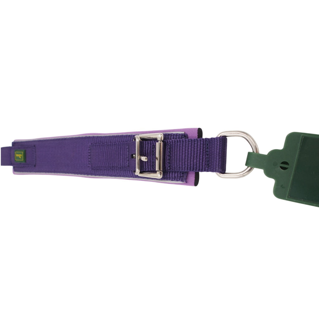 HUNTER violetinis nailoninis šunų antkaklis, 45 cm