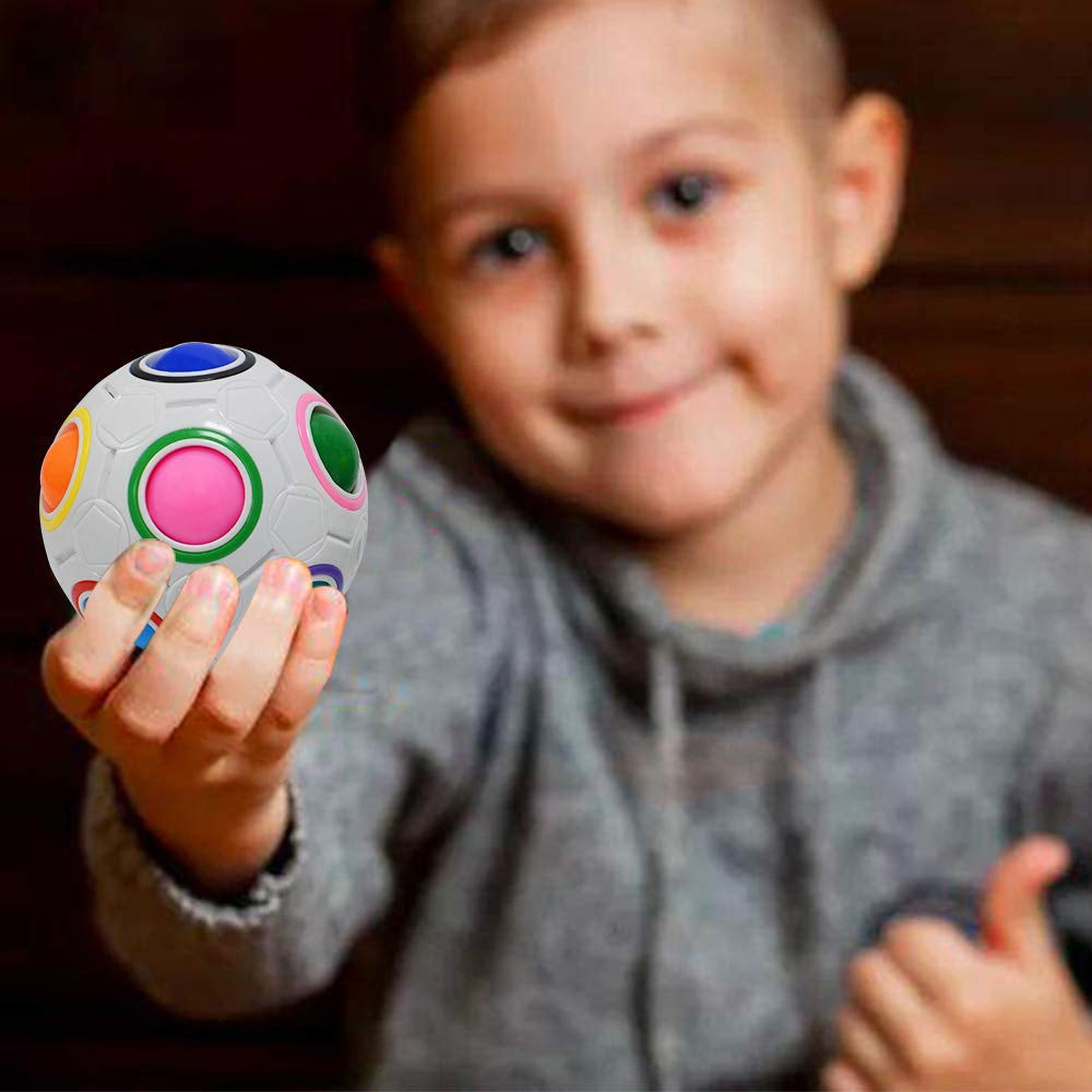 Kamuoliukas galvosūkis "Puzzle Magic Rainbow Ball"