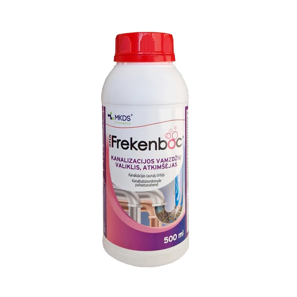 Kanalizacijos vamzdžių atkimšėjas FREKENBOC OPEN, 500 ml
