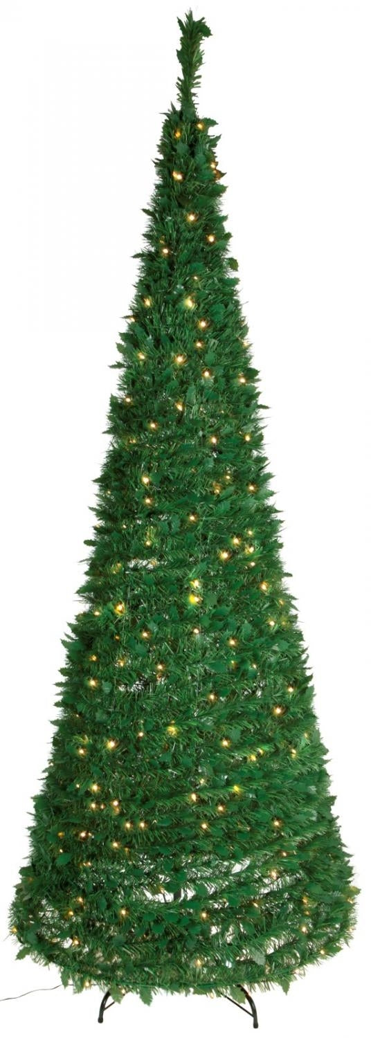 LED išskleidžiama eglutė 250 CM.