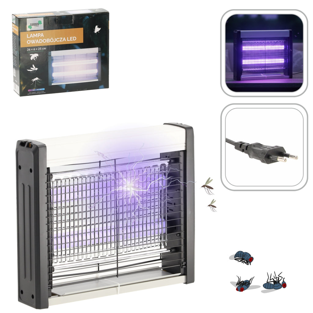 LED lempa nuo vabzdžių 26 × 6 × 25 cm