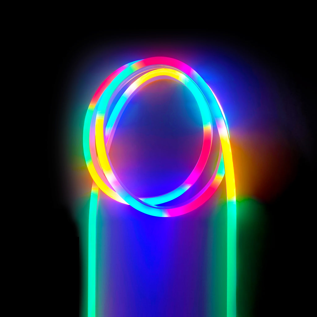 LED RGB šviesos juosta 20 m – elastinga