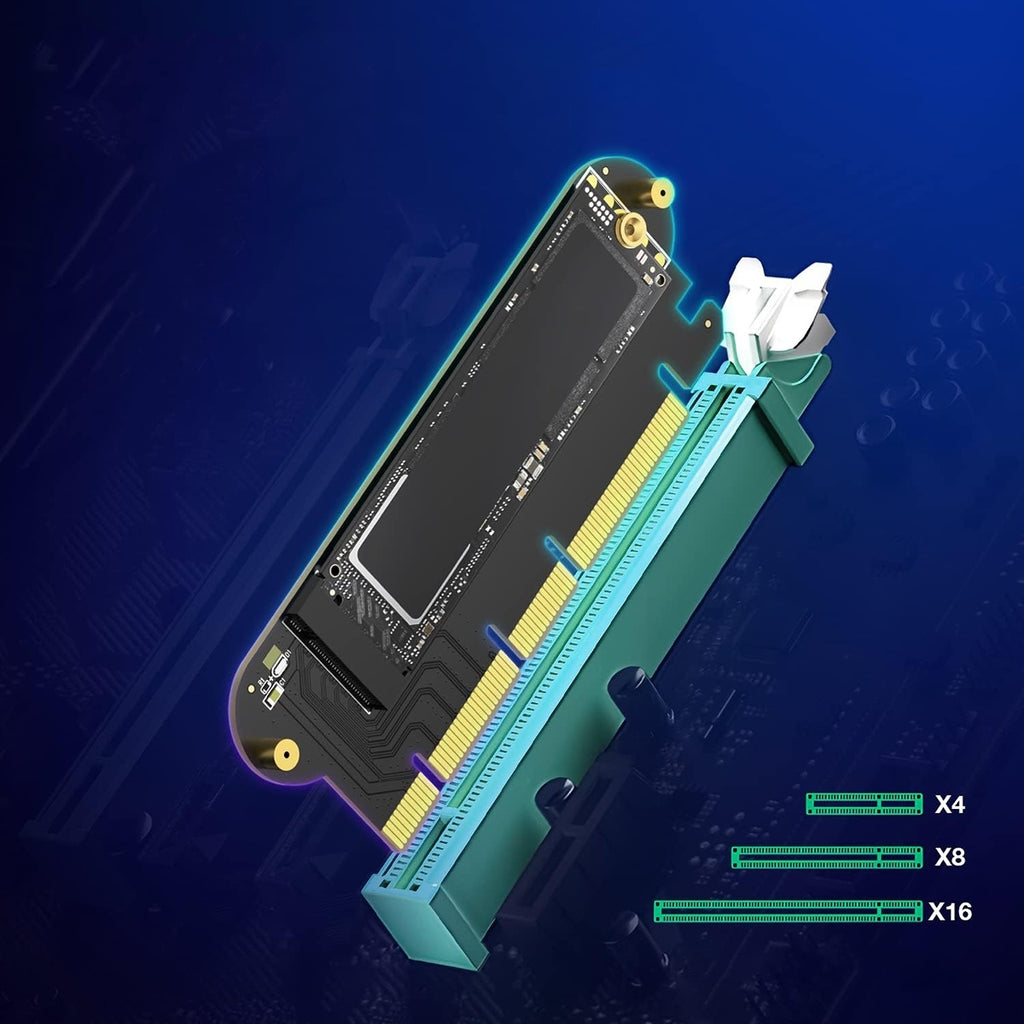 M.2 NVMe disko adapteris