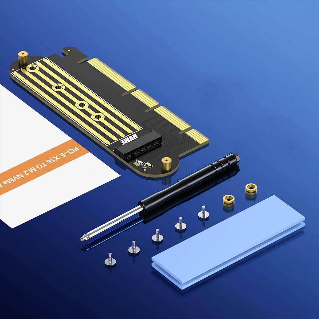 M.2 NVMe disko adapteris