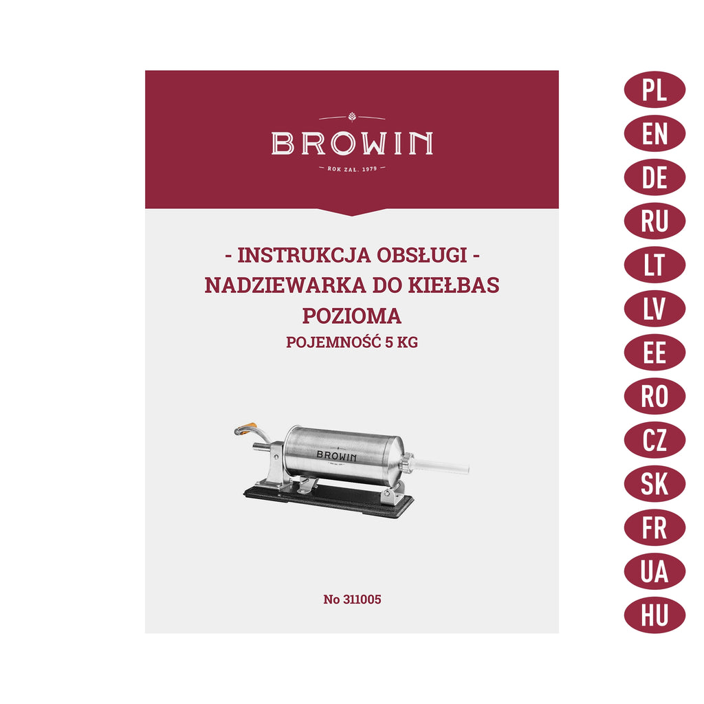 Rankinis horizontalus kimštuvas 5kg