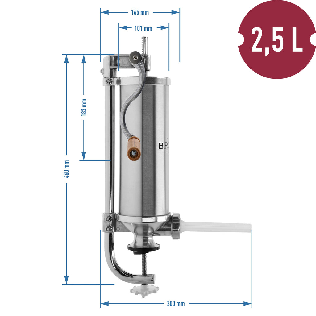 Rankinis vertikalus kimštuvas 2,5kg