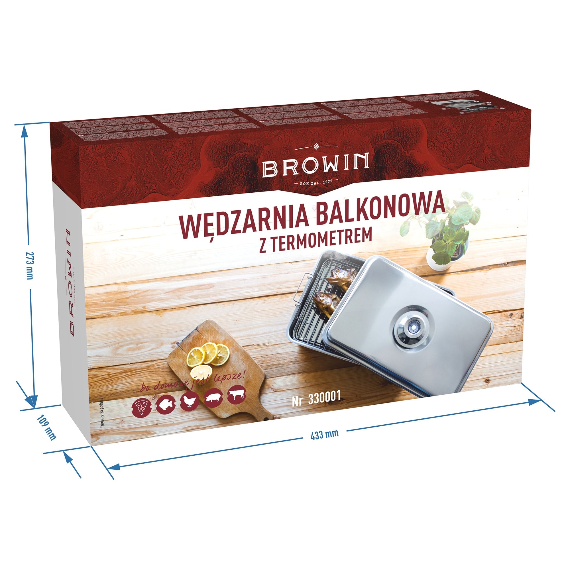 Rūkykla su termometru