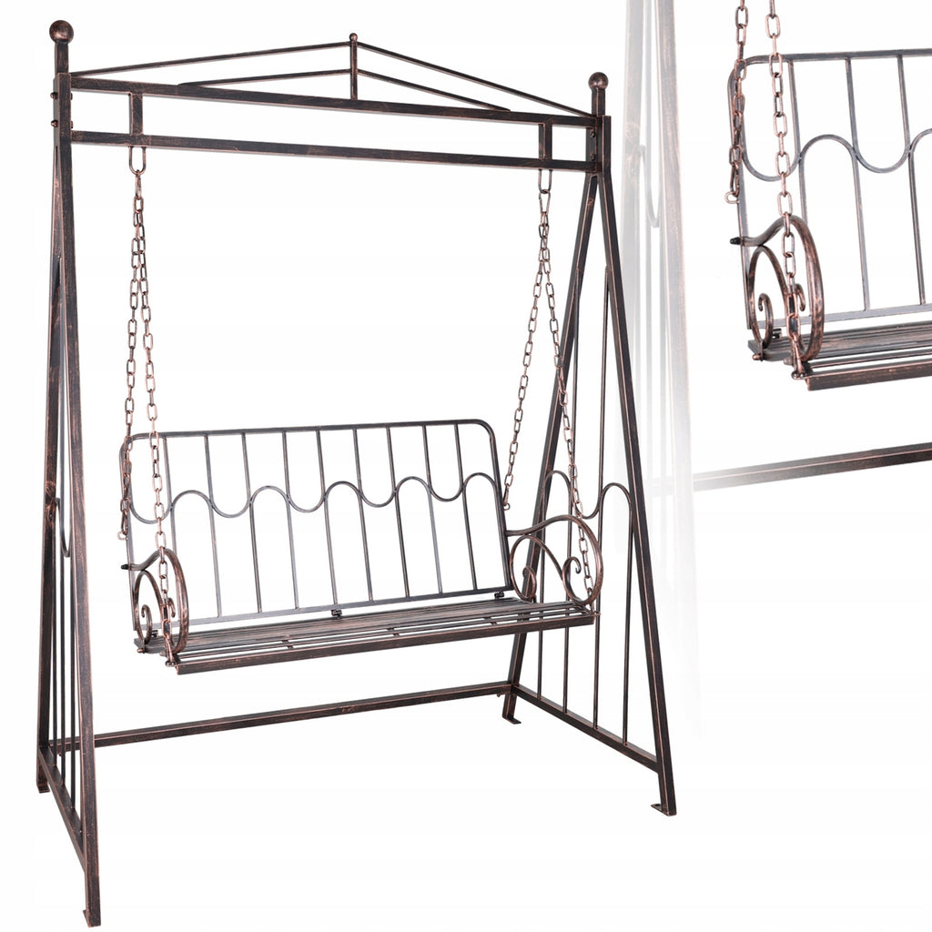 Sodo supynės metalinės, antikinės rudos spalvos