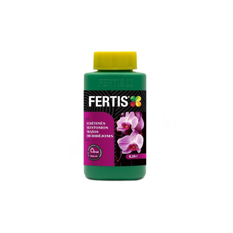 Sudėtinės skystosios trąšos Orchidėjoms FERTIS, 0,25 l
