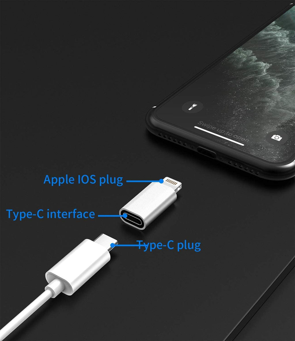 TYPE-C į lightning adapteris