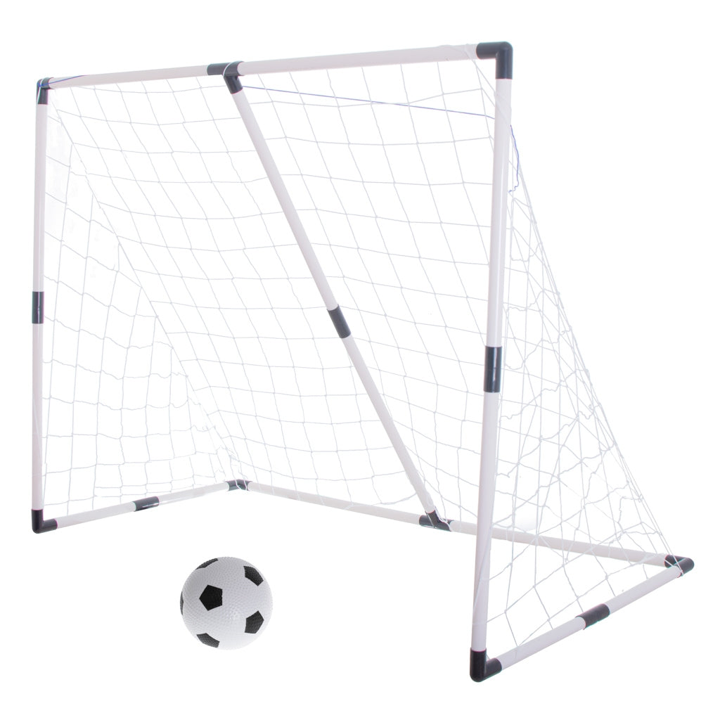 Vaikiški futbolo vartai 2in1 – dideli arba du mažesni (143 × 110 × 70 cm)