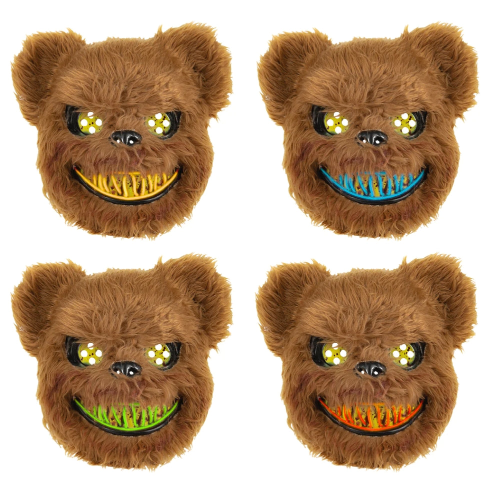 Veido kaukė su LED "Bear"
